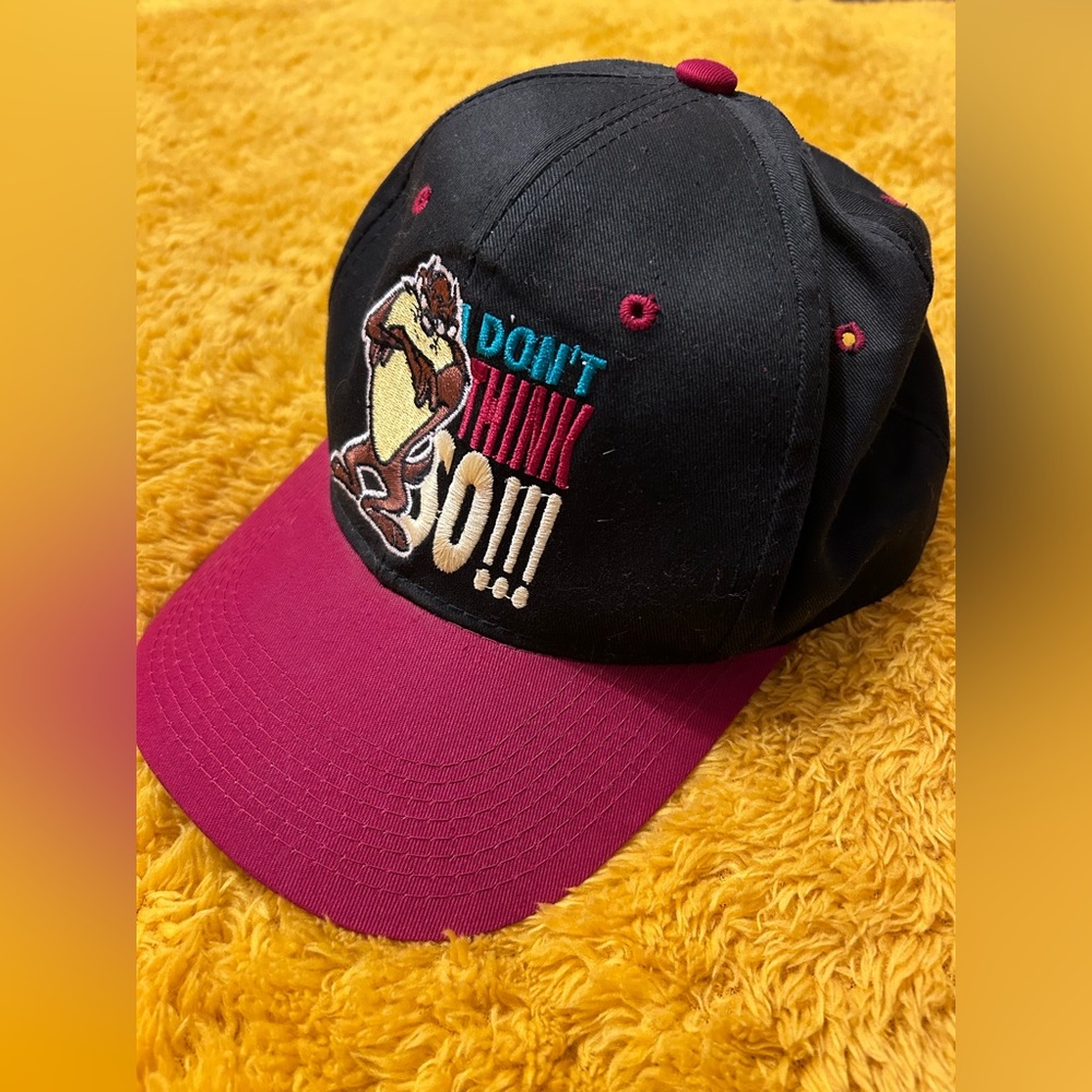 Vintage Looney Tunes Tasmanian Devil Florida Baseball Cap - Picture 2 of 7